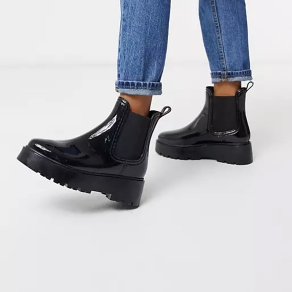 ShopEvelynne Shoes - #47 Maxine Chelsea Chunky Heel Low Boots